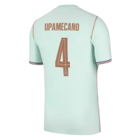 Camiseta Francia Dayot Upamecano #4 Segunda Equipación Replica Mundial 2026 mangas cortas